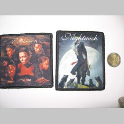 Nightwish ofsetová nášivka po krajoch obšívaná  cca. 9x9cm  cena za 1ks!!